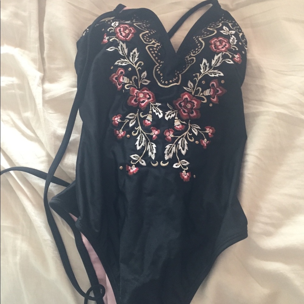 One piece bathing suit